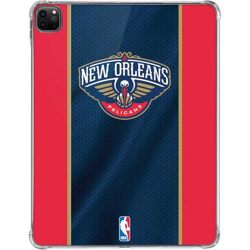 NBA New Orleans Pelicans Jersey iPad Pro 11in (2024) Clear Case